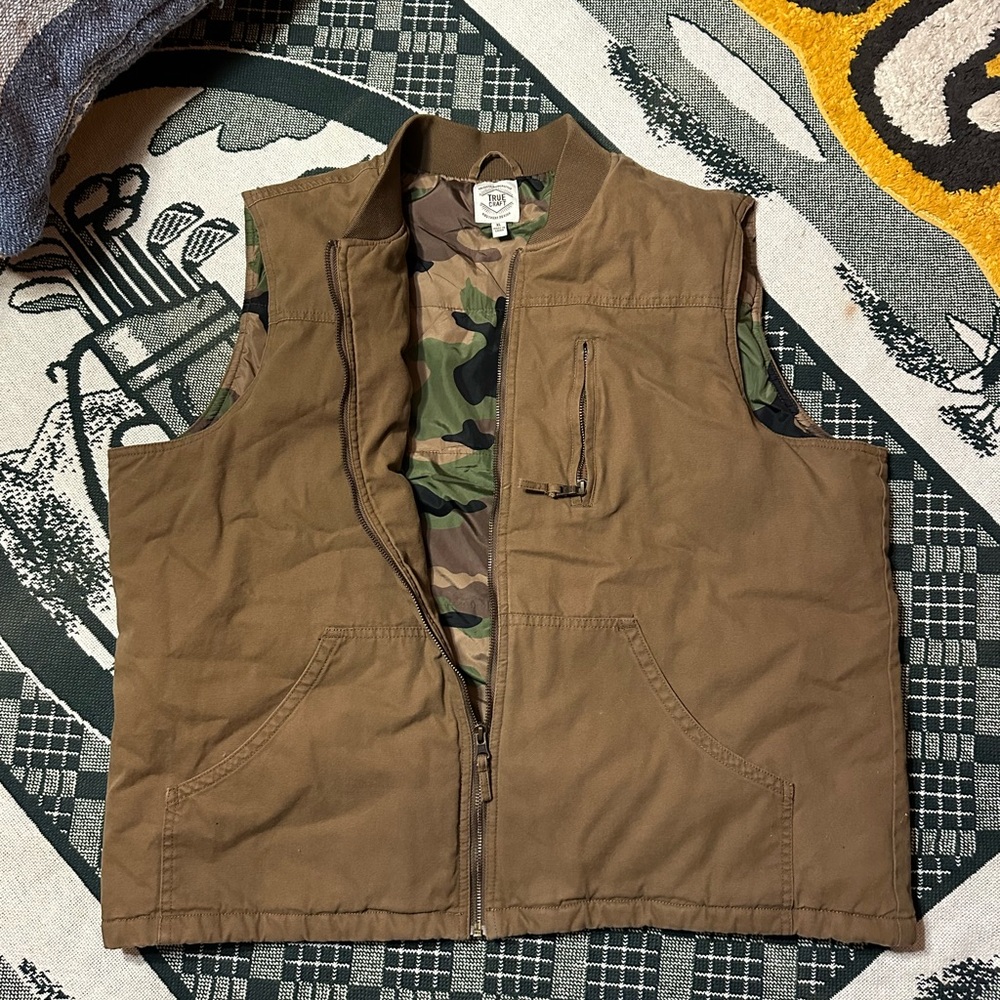 True Craft Camouflage Reversible Canvas Vest